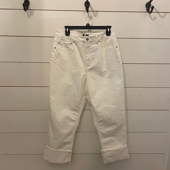 Frye white pants- cuff or no cuff at bottom - Picture 2 of 5